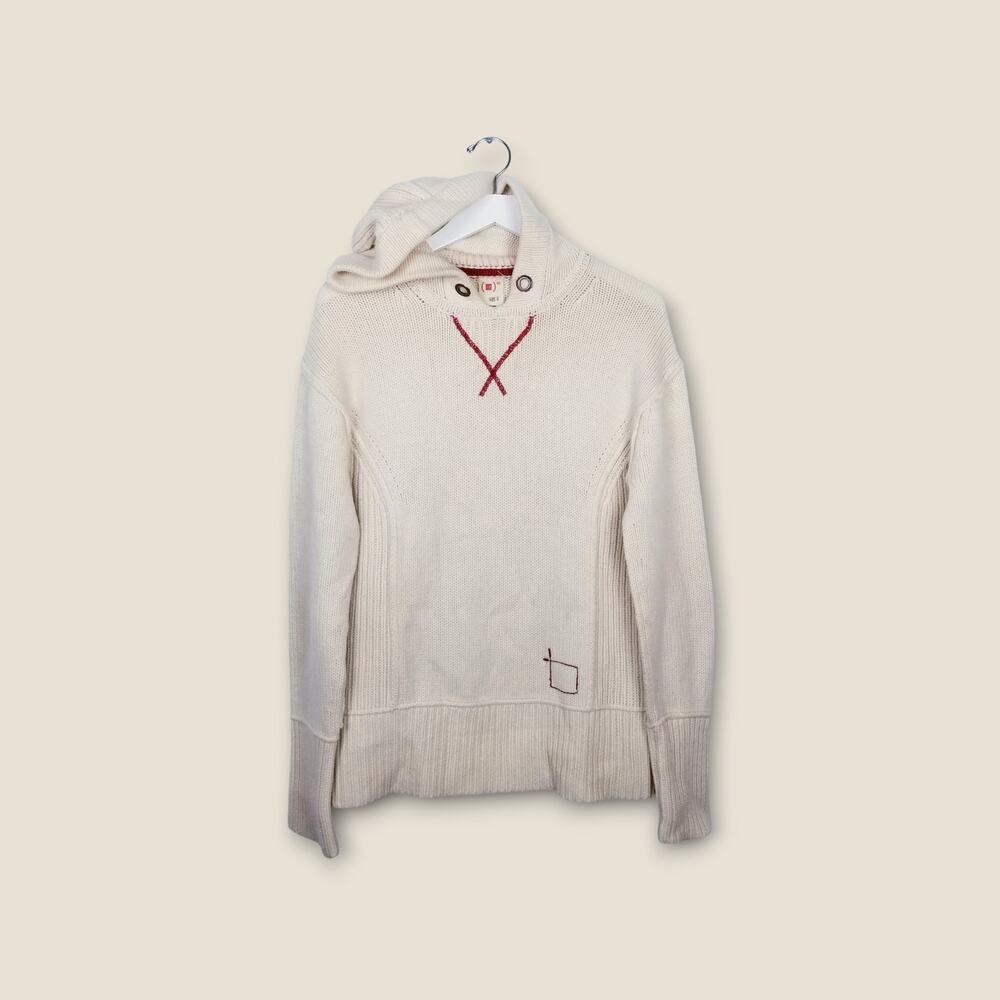 GAP Project (RED) 100% Cashmere Hoodie Sweater Aids Day Relief Bono+Shriver 2006